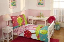 Everything Kids Fairytale 4 Piece Toddler Girl Bed Set - See Details