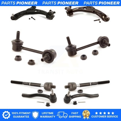 [Front] Control Arm & Ball Joint Tie Rod End Link Kit (8Pc) For 07-12 Mazda CX-7