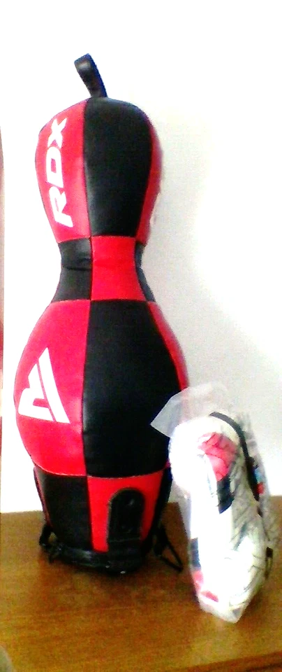 RDX Boxsack 3 in 1 MMA Kampfsport Muay Thai Boxen Sack Set Doppelendball Kickbox - Bild 2 von 2