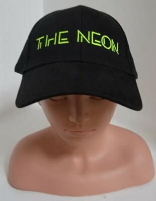 ERASURE '' The Neon '' black baseball hat - band - adjustable 