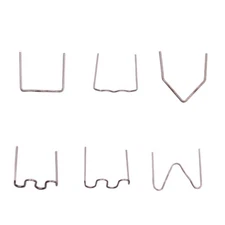 600Pcs Car Bumper Fender Hot Staples Plastic Welding Wave Stapler Repair Kit