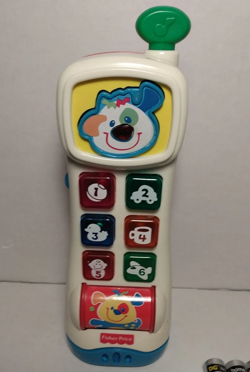 Vintage 1999 Fisher Price Mattel Educational Toy Phone 71654 W