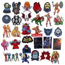 HE MAN Characters Assorted Skateboard Stickers Lot Of 30 Pieces