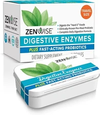 2 pack Zenwise Digestive Enzymes - With Fast Acting Probiotics 15ct