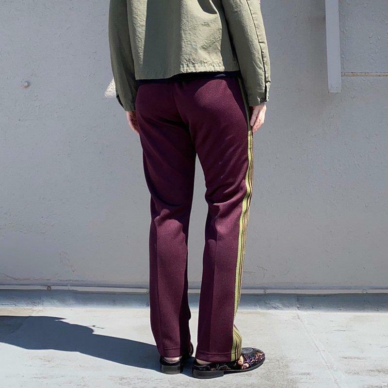 needles track pant ziped 21AW maroon