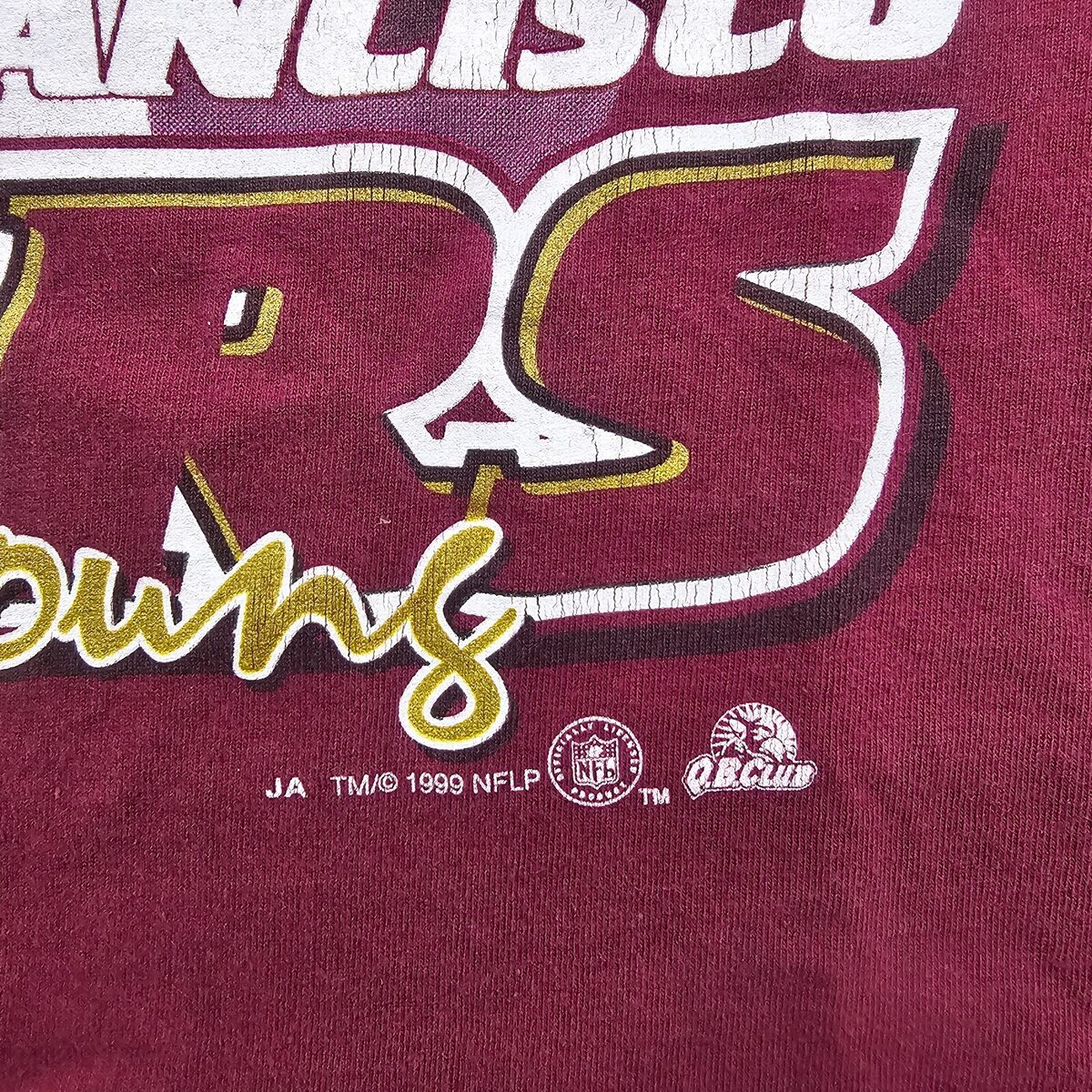 Vintage 1999 Joy Athletic T-Shirt Mens XL Sanfrancisco 49ers Vintage 1999 Joy Athletic T-Shirt Mens XL Sanfrancisco 49ers
