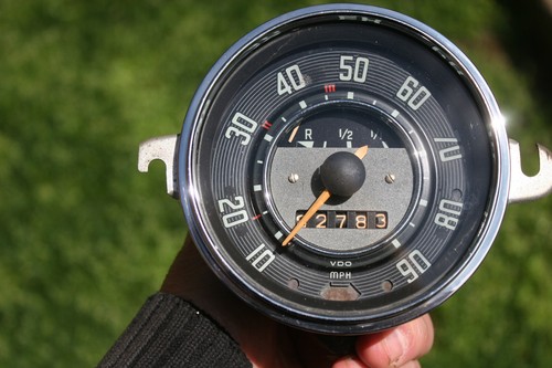 68 1968 VDO VW Bug Beetle Vintage 90 MPH Speedometer - 113957023B - Dated 2.68 - Picture 9 of 13