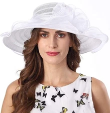 Women's Kentucky Derby Church Dress Hat for Women Bridal Tea Party Wedding