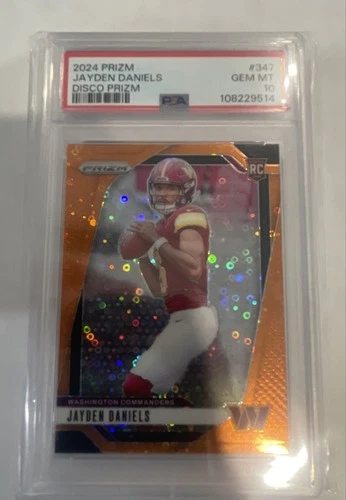 2024 Panini Prizm - Rookies Jayden Daniels #347 Disco Prizm (RC)