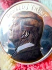 MONSTER TONED TRUMP Whitehouse 1oz .999 Silver Coin 47th President Toned Mirror