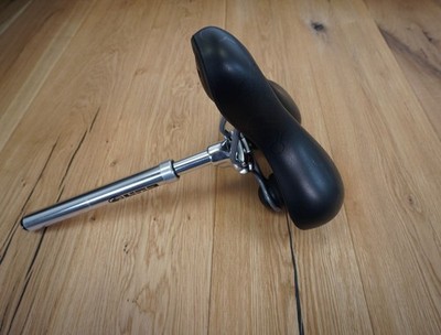 Selle Royal Premium Ellipse Relaxed Fahrradsattel Damen + gefederte Sattelstütze