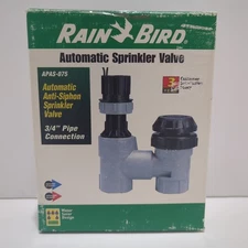 Rain Bird Automatic Anti-Siphon Sprinkler Valve APAS-075 3/4" Pipe