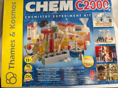 Thames & Kosmos CHEM C2000 Chemistry Experiment Kit Incomplete Parts Read