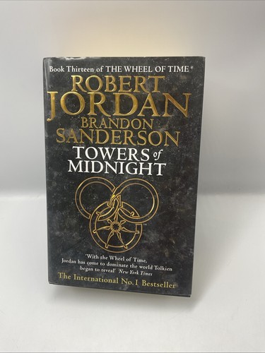 Jordan/Sanderson - Towers Of Midnight: Book 13 of the Wheel of Time Signed Copy - Foto 1 di 19