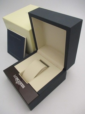 LONGINES Watch/Chronograph Gift Presentation Box Cartons Clasp Instructions Book