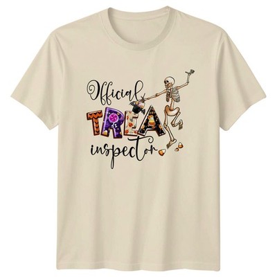 Official Treat Inspector T-Shirt Trick or Treat Halloween Geschenk für Sie und Ihn