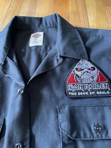 Iron Maiden Book of Souls 2016 Tour Band Road Crew Men’s Size XL Dickies Rare! - Bild 21 von 23
