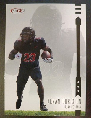 Trading Card Football NFL Kenan Christon Jackson State Tigers 2025 Sage