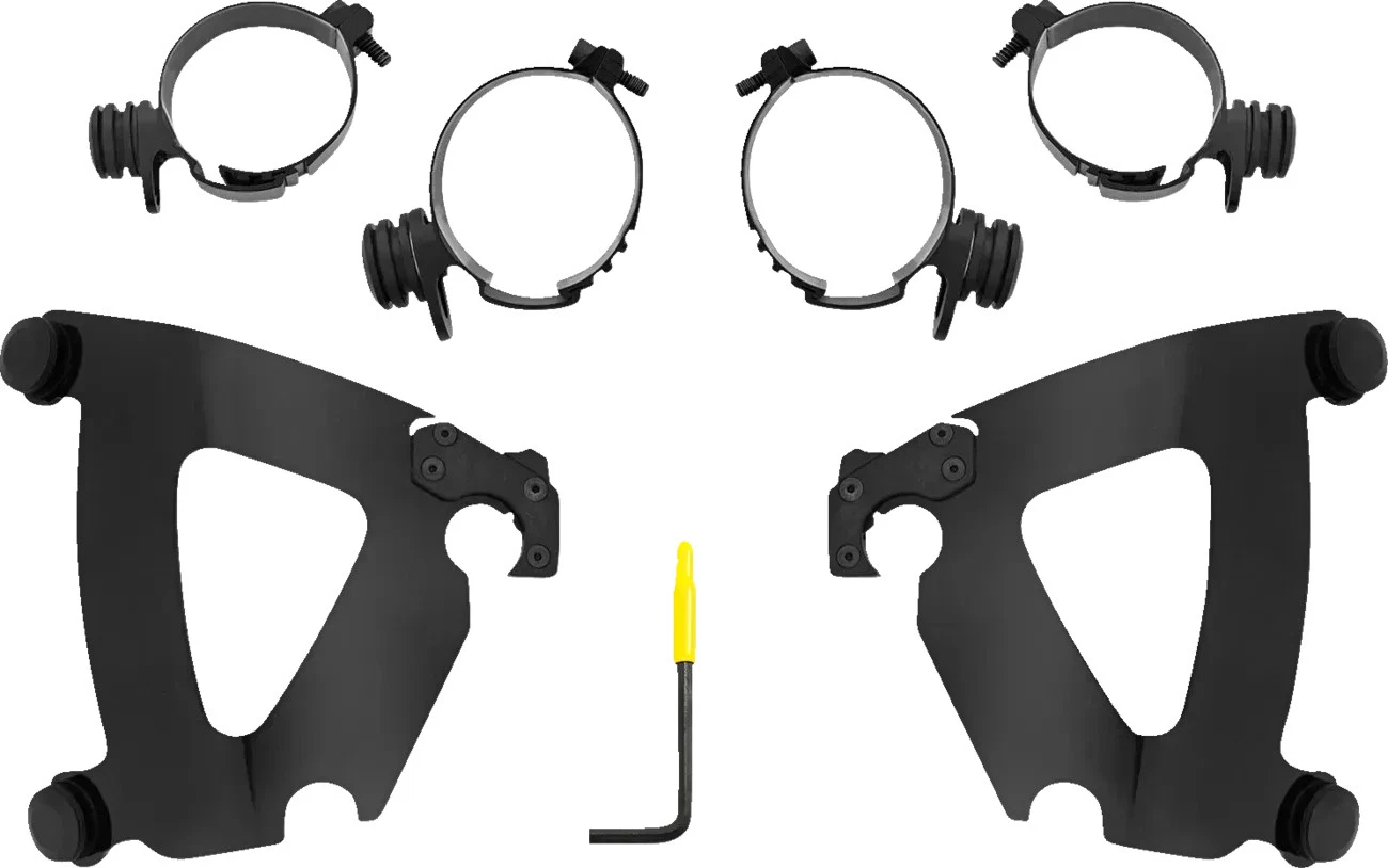 MEMPHIS SHADES Fits Road Warrior Trigger-Lock Mounting Kit - Black - Low Rider S