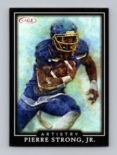 2022 SAGE Artistry #78 Pierre Strong, Jr. Near Mint or Better