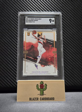 Panini Impeccable 2022-23 Shaedon Sharpe #15 Holo Gold /10 RC SGC 9 Blazers