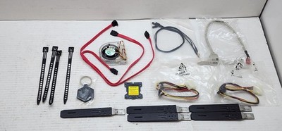 ASUS MAGIC FAN COMPUTER CABLE REPUBLIC OF GAMES KEYCHAIN SATA ASLINK LINKTEK LOT
