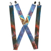 Buckle-Down Suspenders, Supernova Space Collage 1.5-Inch Wide Regula (Us Import)