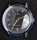 Timex GB Crosshair Black Dial Men's Hand-Wind Vintage Watch -- Spares/Repairs