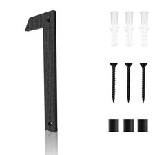 10 Inch Floating Black House Number for Outside  Large House Numbers Modern ...