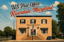 Post Office Riverdale, Maryland MODERN Vintag...