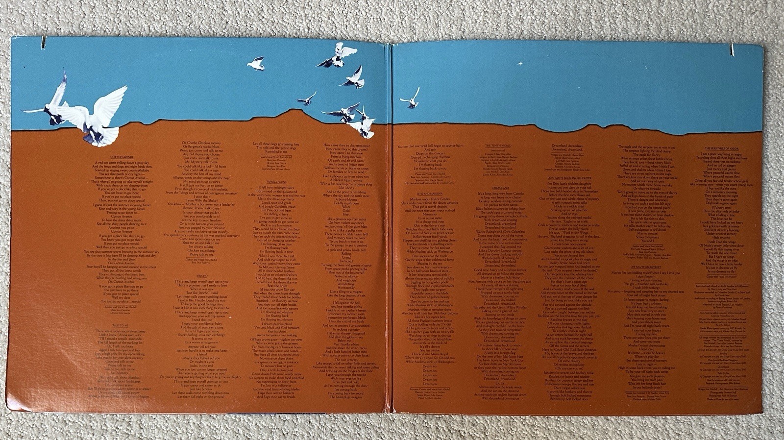 Joni Mitchell Don Juan’s Reckless Daughter Vinyl 2xLPs 1977 Asylum BB701 VG+/VG+