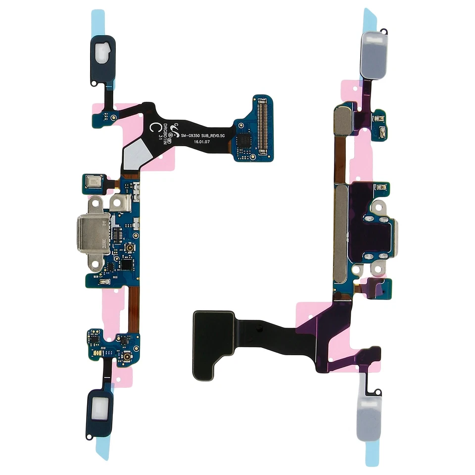 Micro-USB charge connector + microphone replacement part for Galaxy S7 Edge - Image 2 of 3