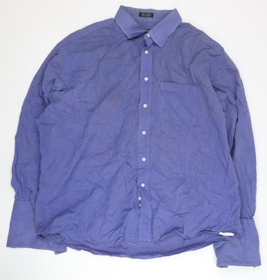 Joseph & Feiss Herrenhemd blau 18/46 cm Spitzkragen Baumwolle