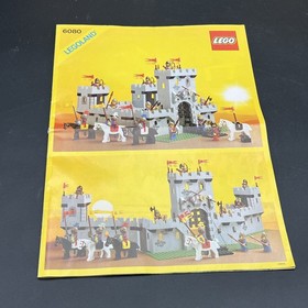 Vintage LEGO Set 6080, King's Castle, 100% Complete w/ Box & Instructions