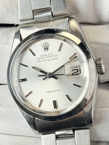1975 Rolex Oyster Perpetual Air King Date 34mm Factory Dial 57...