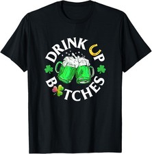 Drink Up St. Patrick's Day Beer Lover Funny Unisex T-Shirt