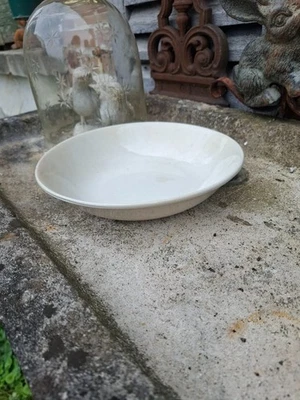 ancienne assiette calotte patinée Luneville - Photo 1/4