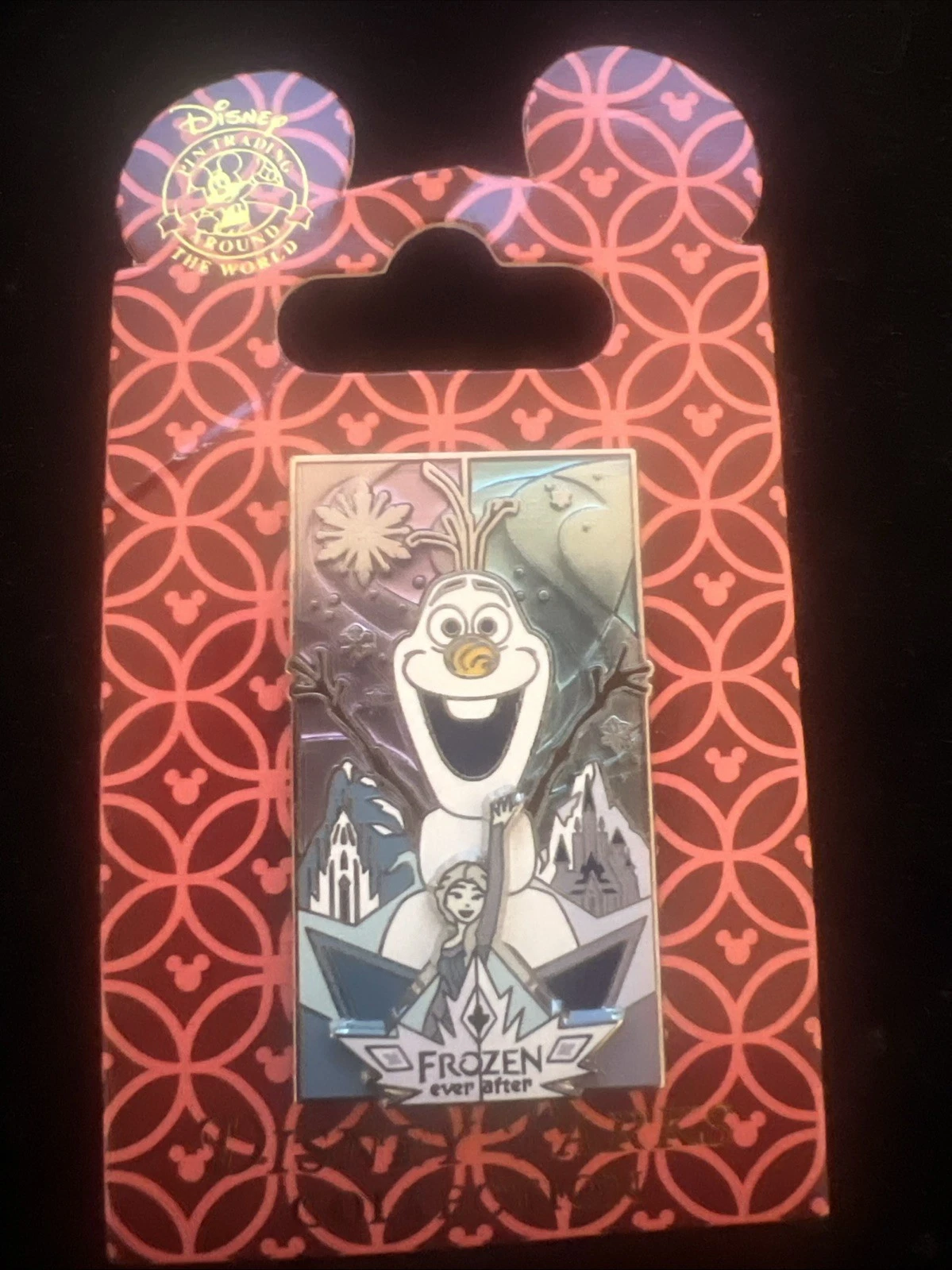 Disney Parks Attractions Frozen Ever After Olaf Elsa Pin