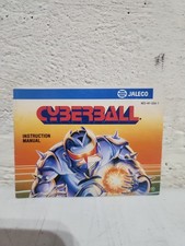 [MANUAL ONLY] Cyberball (Nintendo NES, 1992) Clean, Complete Great Cond!