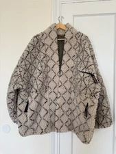 Kapital Do-Gi Sashiko Boa Fleece Kesa Jacket One Size Oversized Reversible