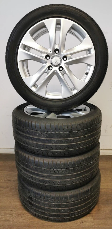 4 Sommerreifen 235 45 R17 Mercedes Benz E-KL W207 17 Zoll Alufelgen - Bild 2 von 4