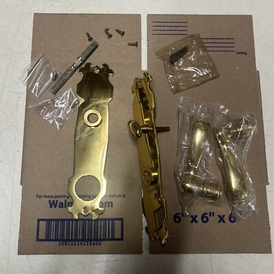 Baldwin Polished Solid Brass Hyde Park Left Hand Entry Entrance 