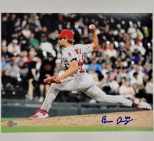Ben Joyce signed Los Angeles Angels 11x14 photo autograph ~ BAS Beckett Witness