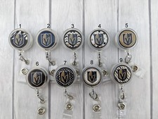 Knights Badge Reel Nurse Retractable ID Holder Fun Badge Reel Hockey Gift