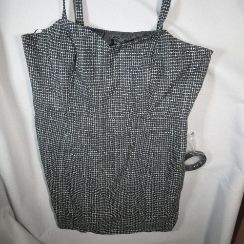 Lane Bryant Dress Womens Size 28 Black White Camisole Sundress NWT (320) - Picture 2 of 11