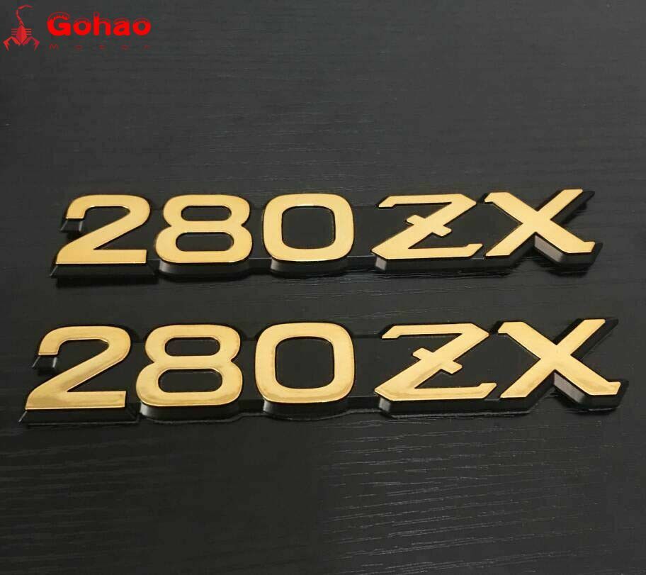 Datsun 280 ZX 280ZX Fender Side Emblem Symbol Logo Badges Datsun 280 ZX 280ZX Fender Side Emblem Symbol Logo Badges