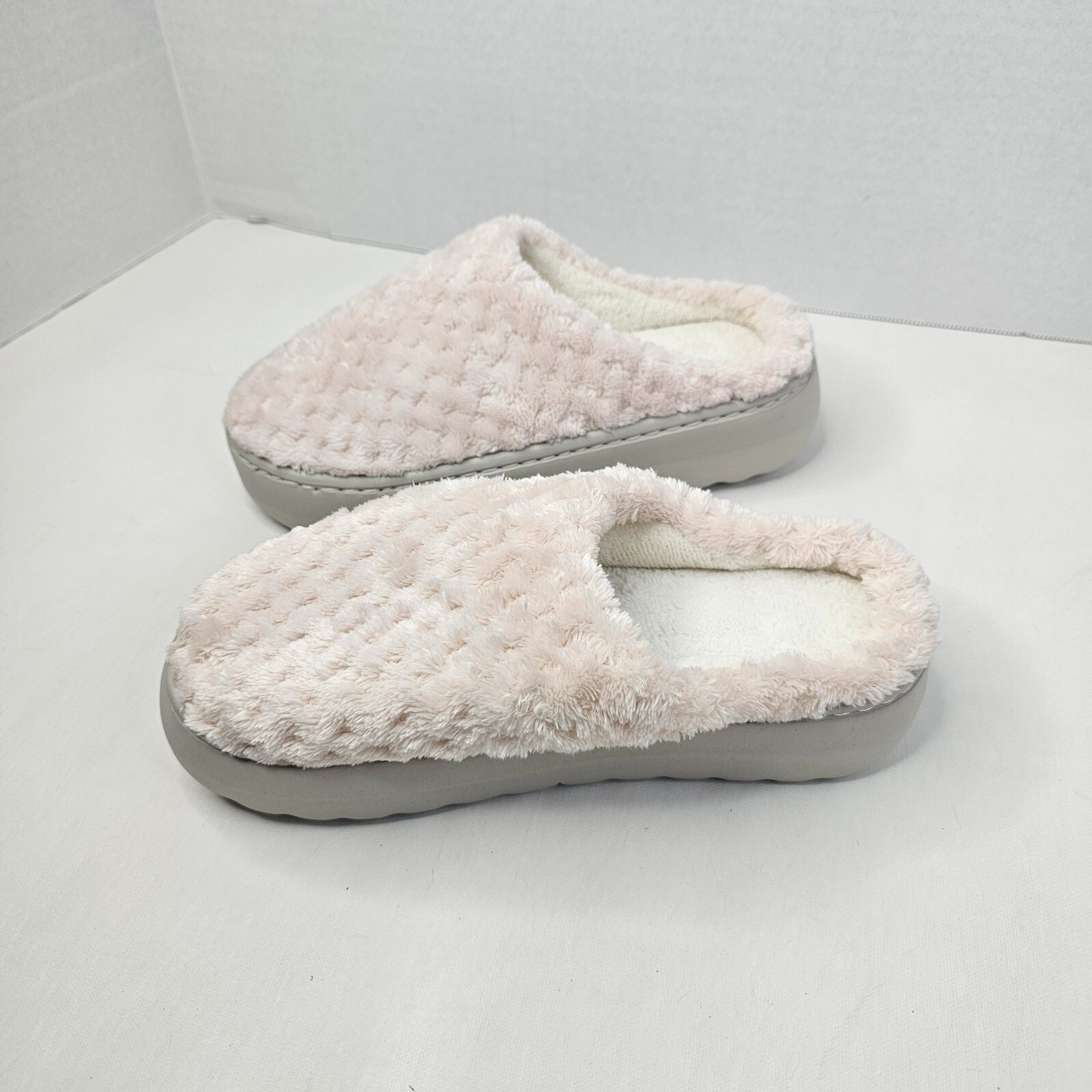 SAOLA Whitin Ciabatte Donna Interno Esterno Imbottite Suola Spessa Rosa Chiaro Taglia 7 8