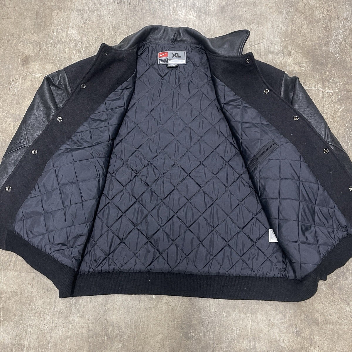 2003 Nike NBA All Star Game Atlanta Varsity Wool/Leather Jacket