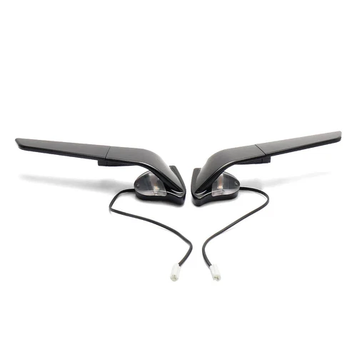 Motorcycle Rearview Mirrors Wind Wing with LED For Yamaha YZF R1 R1M 2020 - 2025 - Foto 3 di 22