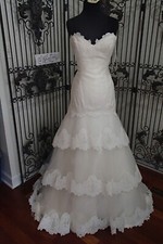 V939W TARA KEELY 2052 SZ 12 IV 2685 BEAUTIFUL WEDDING DRESS GOWN